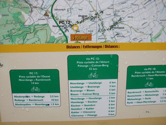 Was man von hier aus alles unternehmen könnte - aber nicht, wie heute, bei Schürlregen!