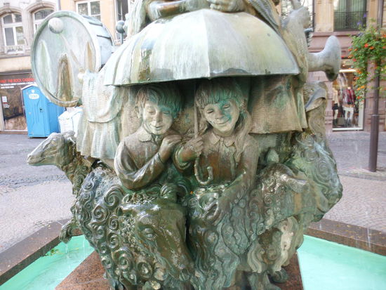 ...aber hier hat man wohl dem Alltag ein Denkmal gesetzt!