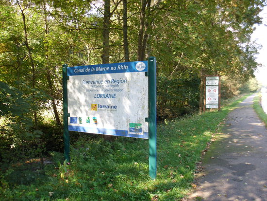 Wir haben das krumme Elsaß also verlassen und sind jetzt in Lothringen