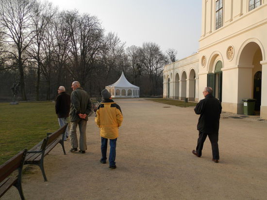 Fürs Liechtensteinareal langt die Zeit nicht mehr ganz, aber wenigstens ein Highlight steuern wir noch an, das wir ohne die Ortskenntnisse von Erich nie gefunden hätten.