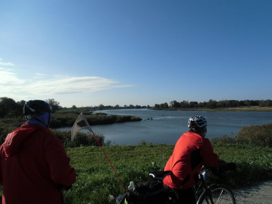 103 km Strecke liegen heute vor uns, das wissen wir aber erst hinterher !