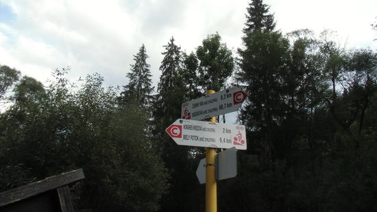 von hier geht es in alle Richtungen nur mit dem Rad weiter