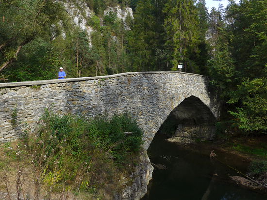 Unten am Hornad hatten wir auf eine Erfrischung mit Bademöglichkeit gehofft, aber es ist zu schwierig, ans Wasser heranzukommen.
