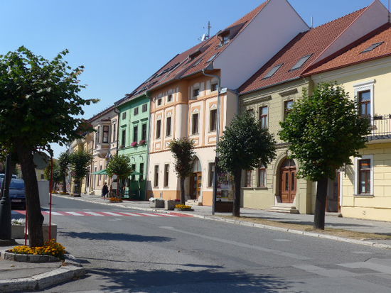 Straßenfront in Leutschau