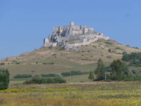 Blick von unserem Zimmerfenster zur Burg