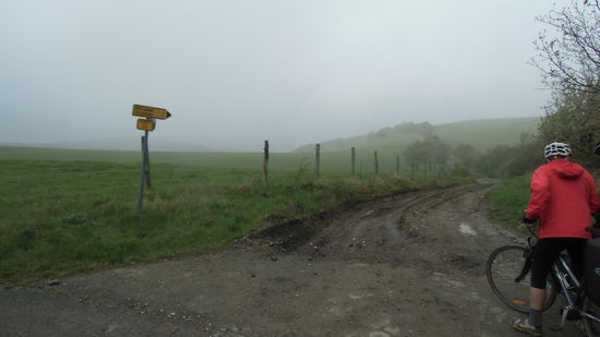 Eine Radwegnummer ist keine Garantie für Qualität, dieses Mal eher für Abenteuer. Aber darauf verzichten wir lieber und wählen die Asphaltstraße mit Umweg.