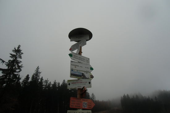 Butorky, 980 m ü M, nach Kasarna, meinem Tagesziel dahinter, nur noch 500 m abwärts ! Geschafft ! Von Bytca bis hier in nur 3 1/2 Stunden