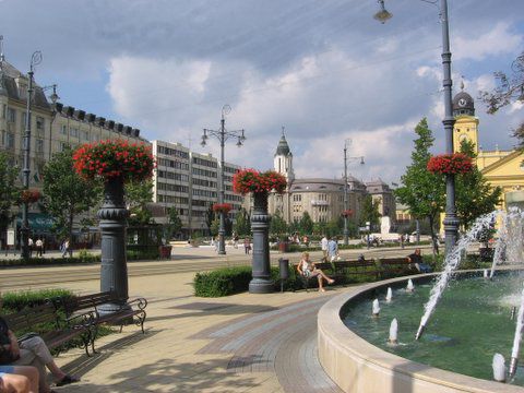Debrecen strahlt schon etwas südliches Flair aus, aber von der "Hauptstadt der Pußta" spürt man hier nichts