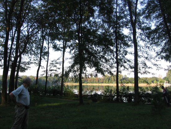 Unser Campingplatz in Serbien, leider nicht ganz ohne Mücken