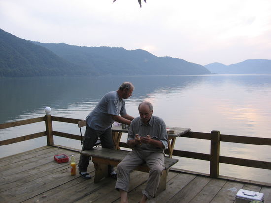 Unsere eigenen Donauterrasse