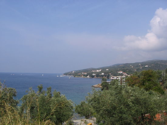 Blick nach Nordwesten in die Bucht von Volos