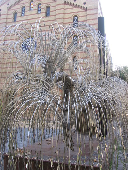 Auf jedem silbernen Blatt dieses Baumes ist der Name eines in Budapest ermordeten Juden eingraviert