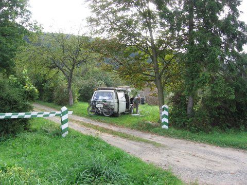 Nicht die grüne Grenze zur Ukraine, sondern eine deutliche Abgrenzung von Privateigentum, das es jetzt wieder geben darf