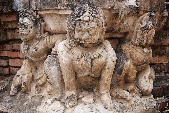 Detail am Wat Mahatat