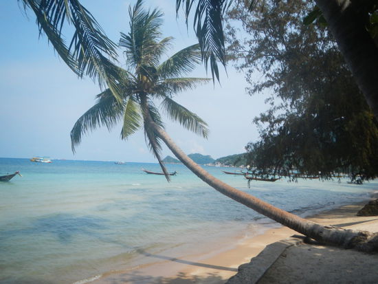 Sairee Beach ungefaehr mittig Blickrichtung nach Norden