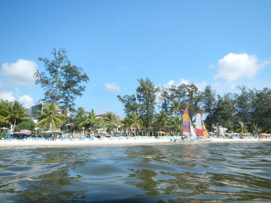 Patong Beach vom Meer aus