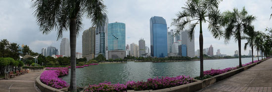 Panorama vom Benjakiti Park