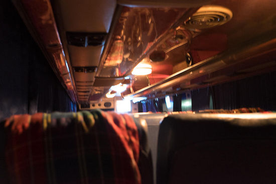 im Nachtbus nach BKK