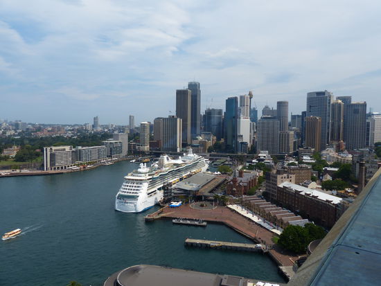 die skyline von der harbour bridge