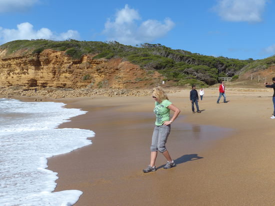bells beach, einer der hundert straende die wir auf dem weg gesehen haben