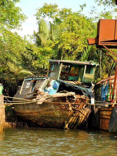 na das Boot hat wohl auch schon bessere Tage gesehen.