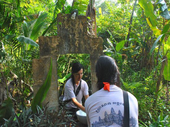 Waschbecken im Urwald - vorhanden! funktioniert!!!
(gesehen im Jasmine Eco Valley Resort)
