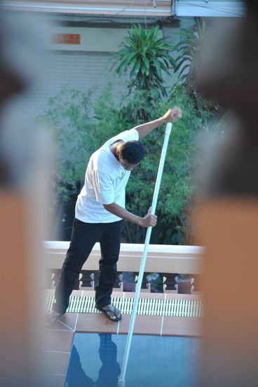 mein erster Ausblick aus dem Fenster früh