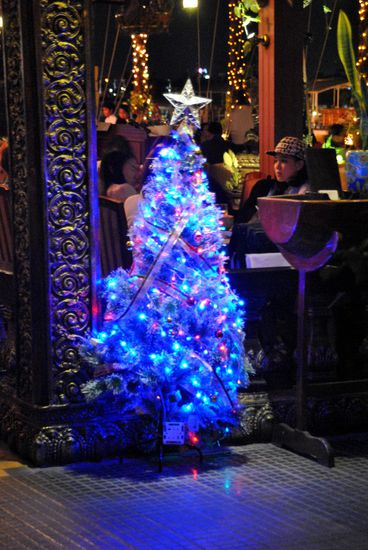 auch "richtige" Weihnachtsbäume vorhanden! und funktionieren 