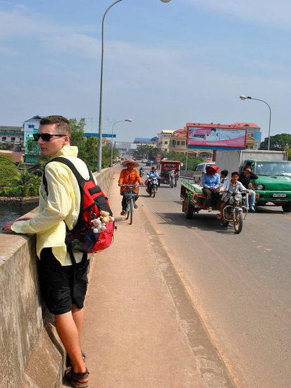 endlich: Kampot - die neue Brücke