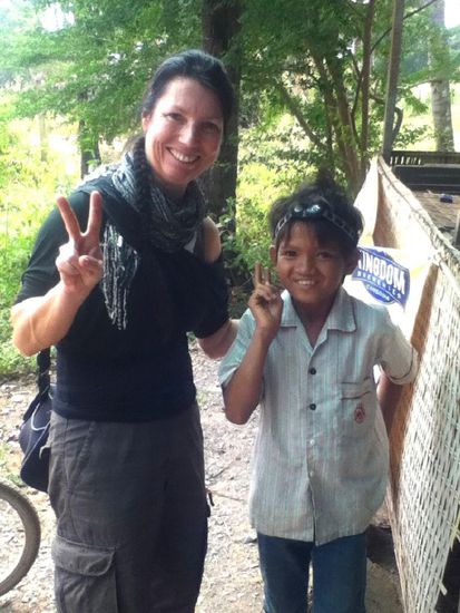 ICH bin heil wieder draußen, ER hat meine Stirnlampe - die Welt ist in Ordnung!