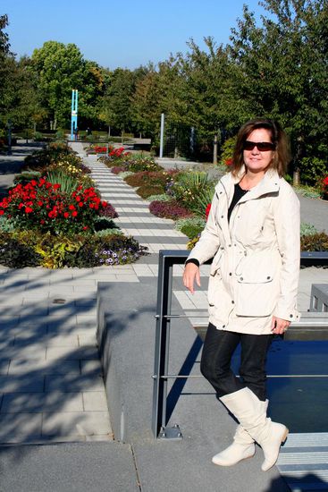 Sabine im Rosengarten - la vie en rose