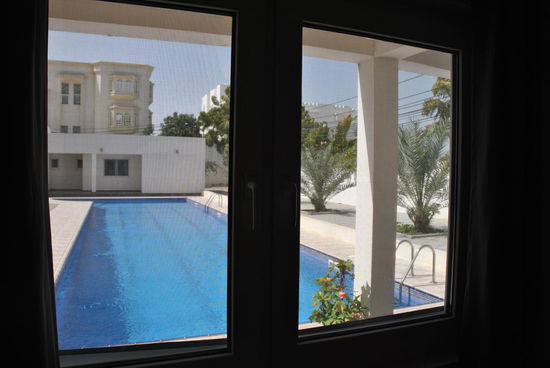 der Ausblick aus dem Fenster ist einladend...