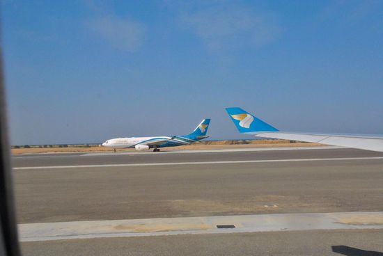 Abflug mit Oman Air