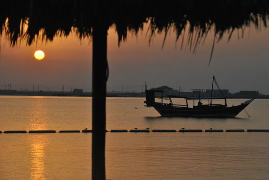 Sonnenaufgang im Turtle Beach Resort