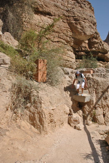 bei dieser Treppe sind lange Beine von Vorteil 