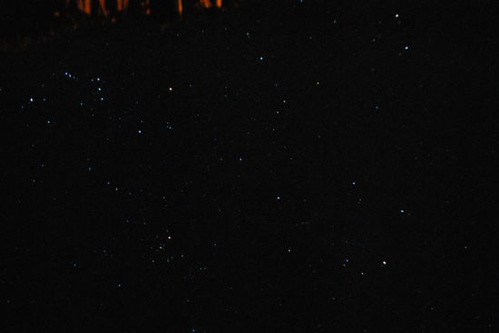 diese Beleuchtung ist nicht künstlich - ein Wahnsinns-Sternenhimmel!
