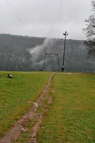 mal in der Liftspur ganz allein laufen - hat auch was 