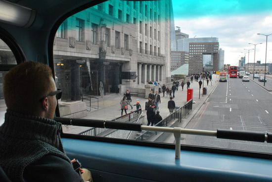 und nun mal overground: Bus fahren im Doppeldecker