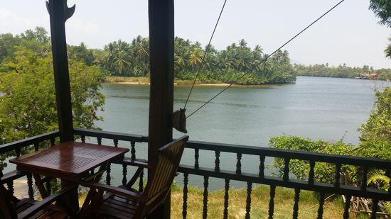 Ausblick von der Terrasse vom BOAT HOUSE