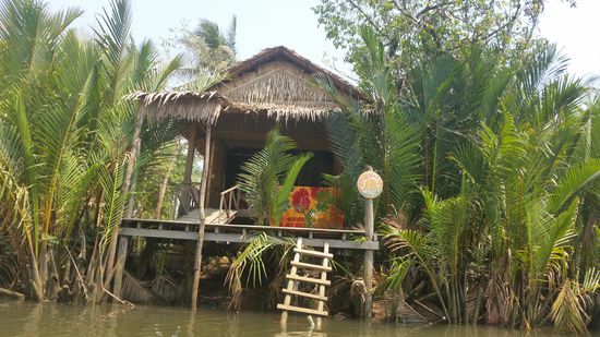 ein Haus mit privatem Wasserzugang 