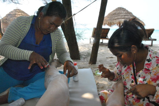 interessante Technik des Epilierens 