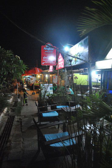 ein Restaurant reiht sich an das nächste