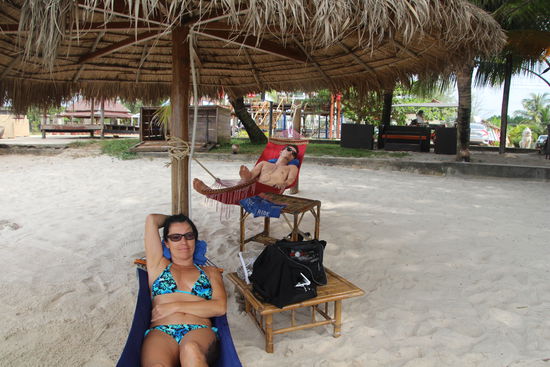 die letzten Stunden Wärme und Strand für lange Zeit