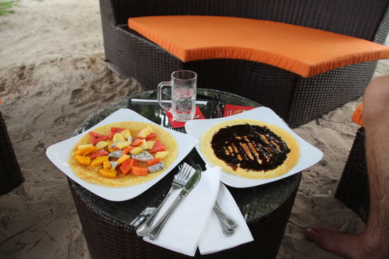 Frühstück am zweiten Tag