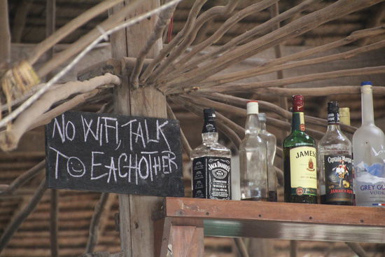 Otres Beach - das ist dann Strandspaziergang über einen Hügel nach links