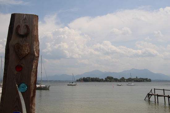 Blick auf die Fraueninsel