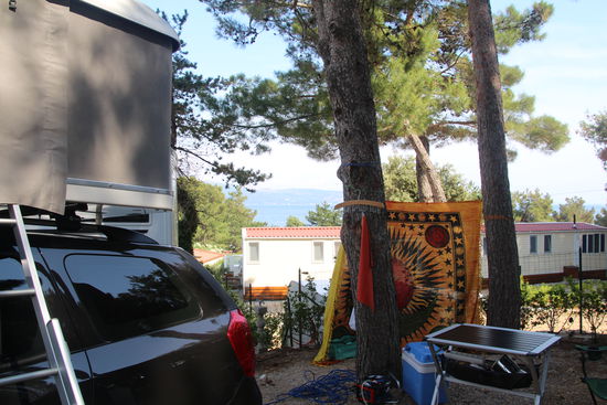 angekommen: Camping Jezevak, Krk