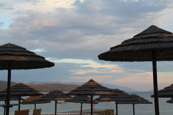 nach einem kleinen Gewitter, nochmal schöne Abendstimmung