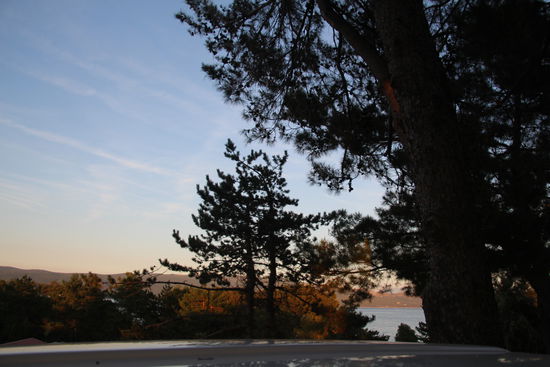 der Himmel über meinem "Schlafzimmer"