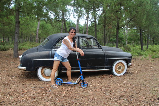 Zwei Welten treffen aufeinander. Auf dem Rückweg gefunden.